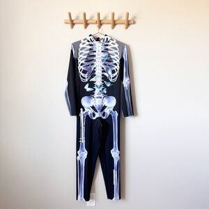 Bad Inka Skeleton Print Jumpsuit - Halloween Costume